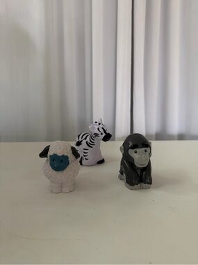 Little people zebra 2011, gorilla 2017 and sheep 2019